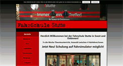 Desktop Screenshot of fahrschule-stutte.de