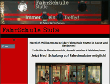 Tablet Screenshot of fahrschule-stutte.de